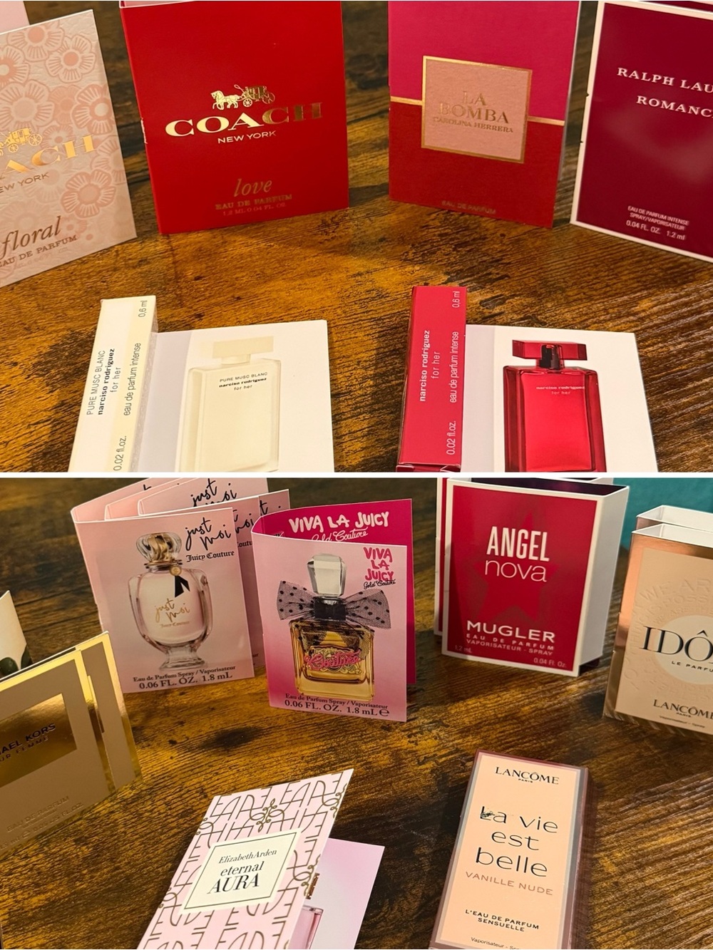 18 pcs of perfume Sample